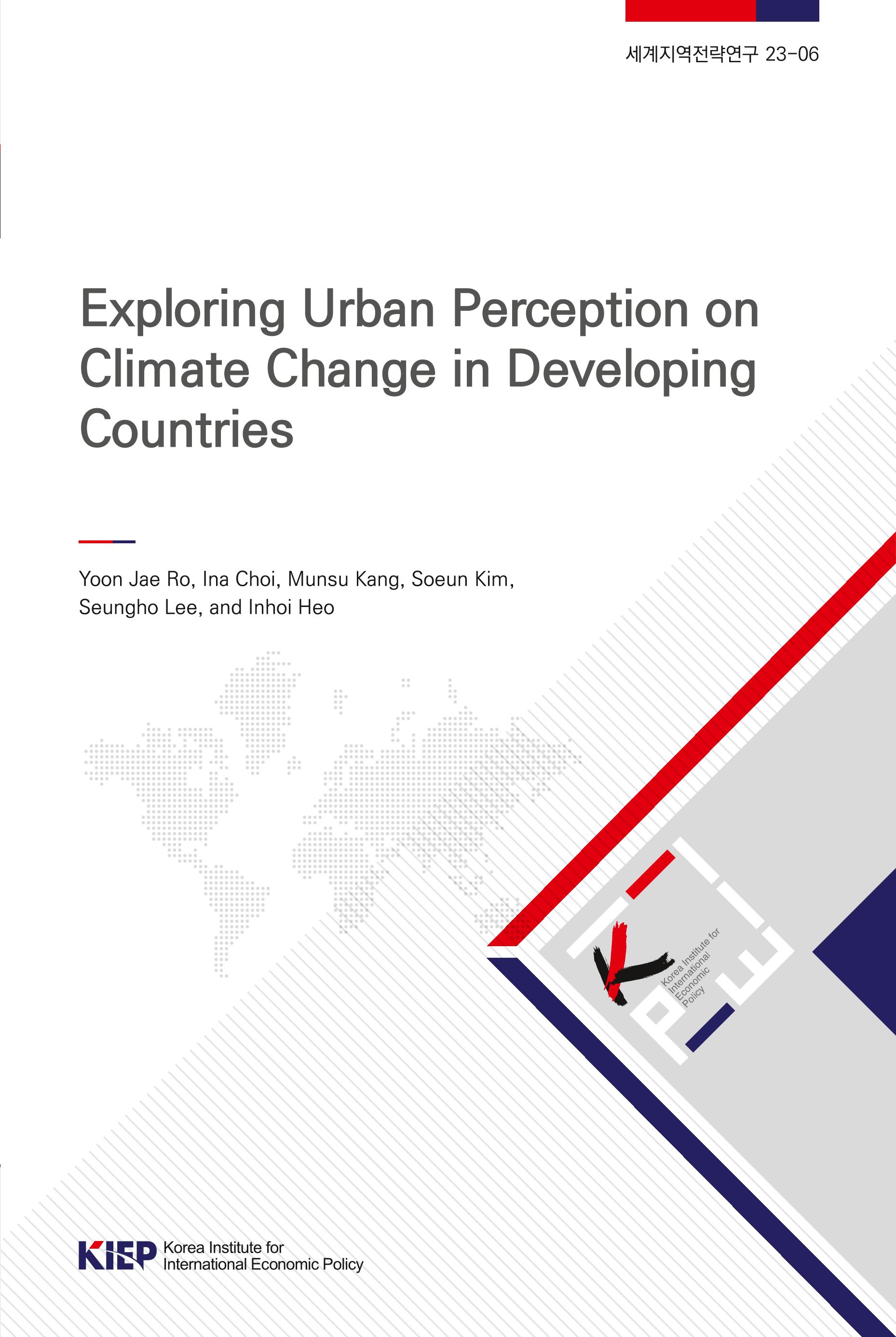 Exploring Urban Perception on Climate Change in Developing Countries