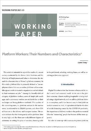  (Working Paper 2021-03) Platform Workers_Their Numbers and Characteristics  