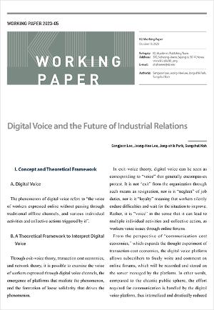(Working Paper 2023-05) Digital Voice and the Future of Industrial Relations 
