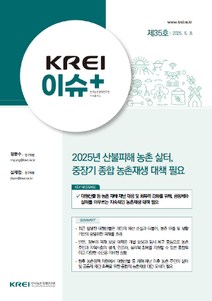 2025년 산불피해 농촌 삶터, 중장기 종합 농촌재생 대책 필요 